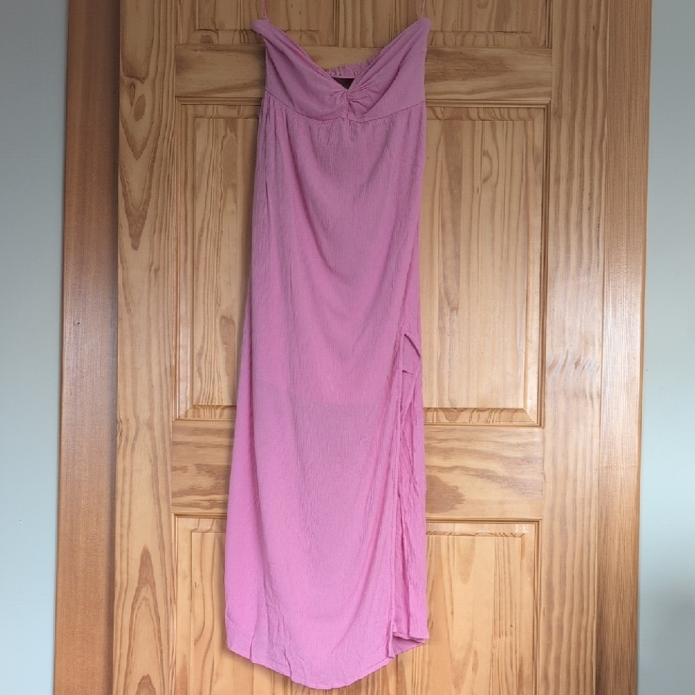 Strapless Pink Dress